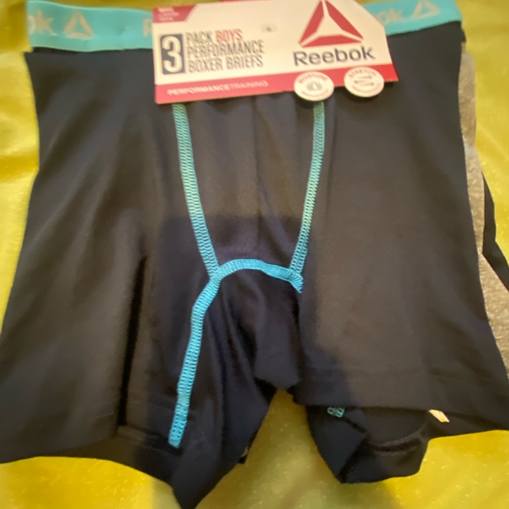 Reebok Underware Boxers (Brand New) Size L / 12/14 (3 Pack